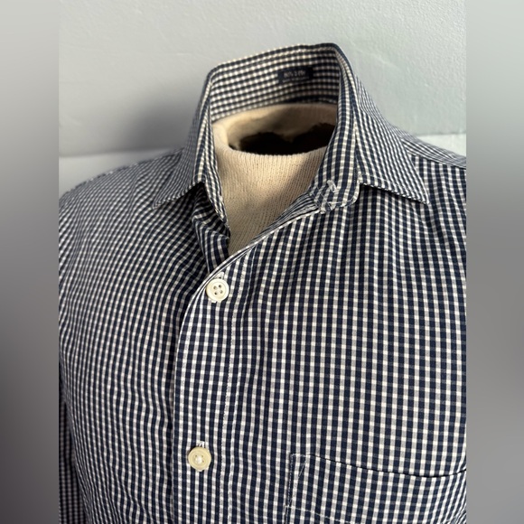Thompson Shirtings by J.Crew Dress Shirt Small 14-14.5 - Picture 2 of 4